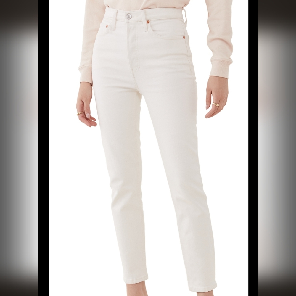 NEW Re/Done 90s high rise ankle crop jeans